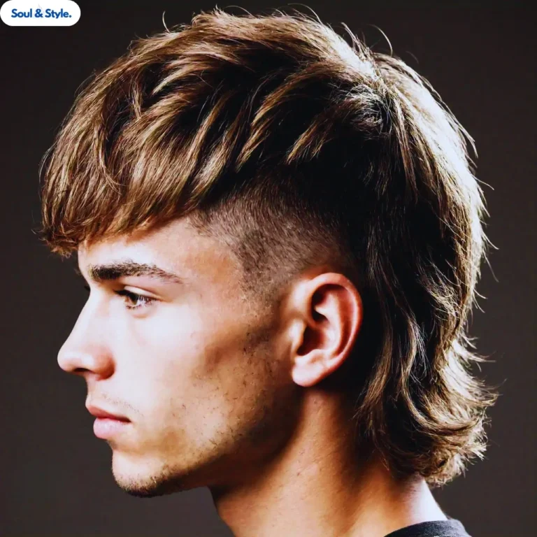 Burst Fade Mullet